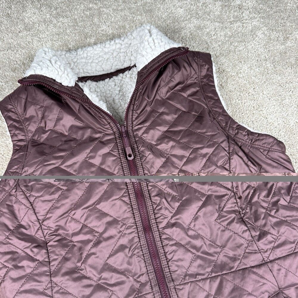 Mountain Hardware Reversible Vest Fleece Lined Winter Purple Warm Women's Small